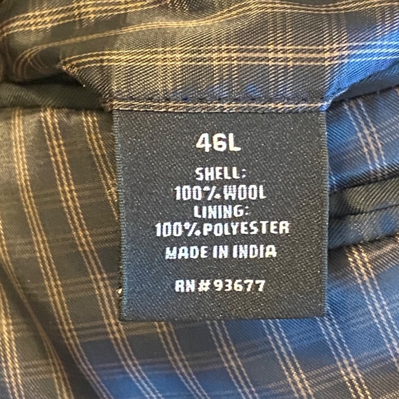 Wool Plaid Professor Blazer 46L Elbow Patch Heritage Preppy Academia Jacket - Picture 5 of 11